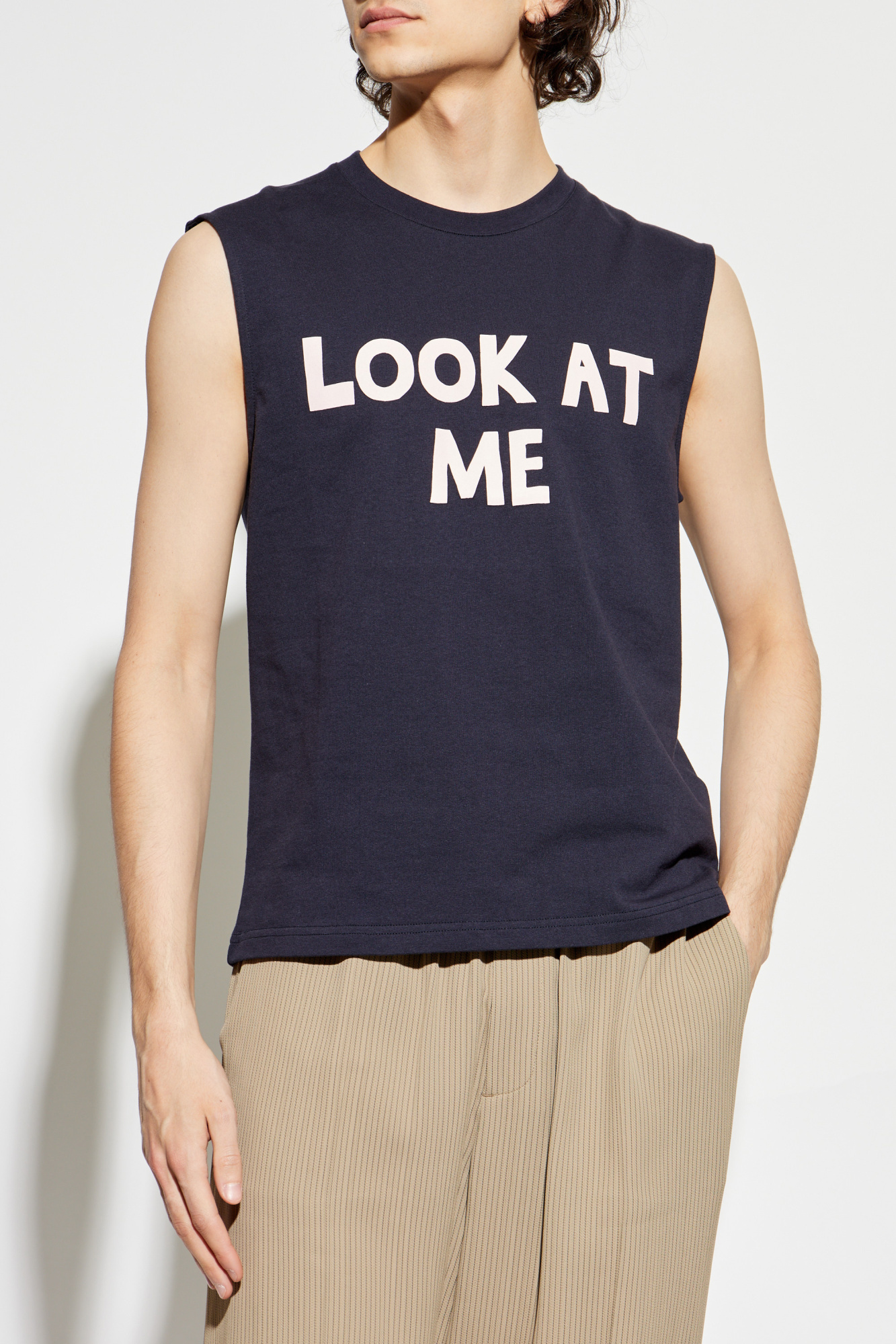 Tシャツ・カットソー JW ANDERSON Men T-shirt Navy JO0257PG1510 898 JW Anderson Logo Embroidered T-Shirt | Apparel » Buy online now!